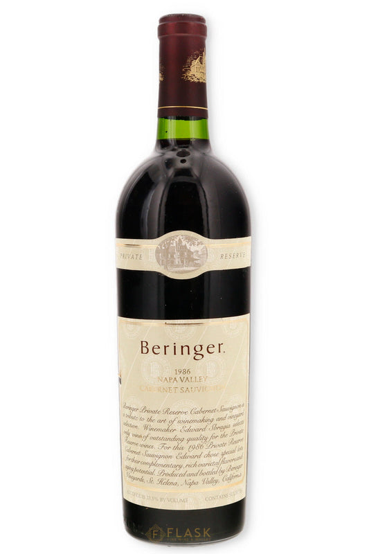 Beringer Private Reserve Cabernet Sauvignon 1986