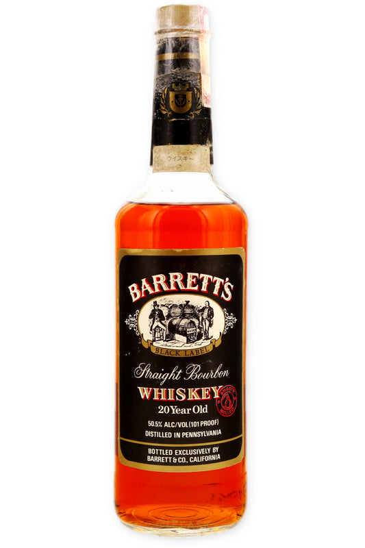 Barrett's 20 Year Old Black Label Straight Pennsylvania Bourbon
